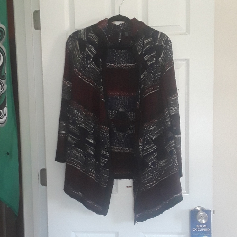 Full Tilt Hooded Knit Sweater